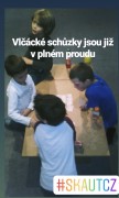 Společná schůzka vlčat