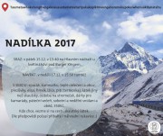 Nadílka 2017 - ZMĚNA ČASU SRAZU A NÁVRATU !!! Nadílka 2017 - ZMĚNA ČASU SRAZU A NÁVRATU !!!