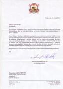 Poděkování za aktivní účast na Národní svatováclavské pouti